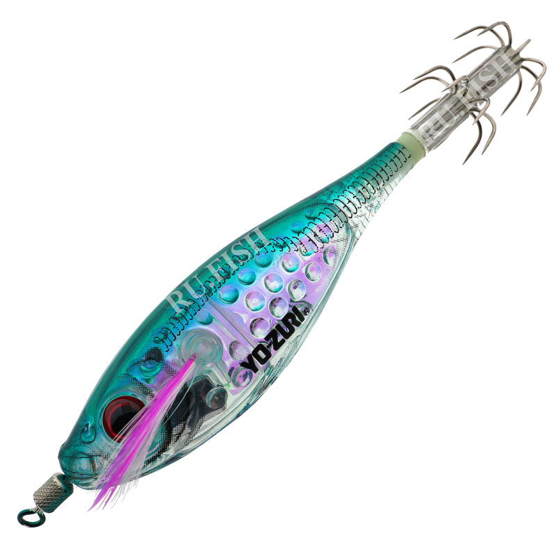Кальмарница YO-ZURI Squid Jig "Ultra Lens" Aurora SS A333 89мм 24 Green
