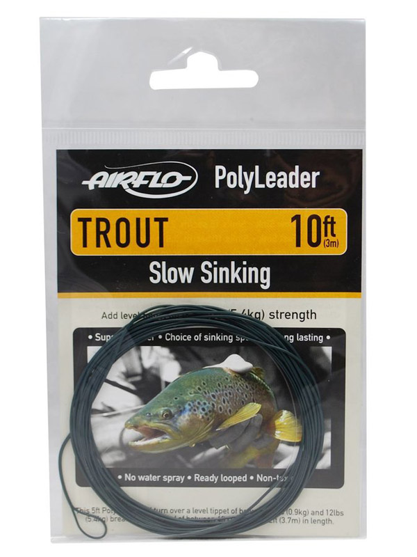 Полилидер Airflo PolyLeader Trout 10ft Slow Sinking
