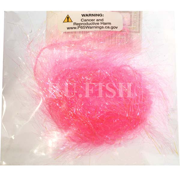 Синель Hareline Dyed UV Polar Chenille Hot Pink UV