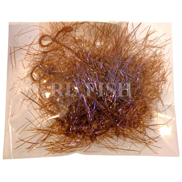 Синель Hareline Dyed UV Polar Chenille Brown UV