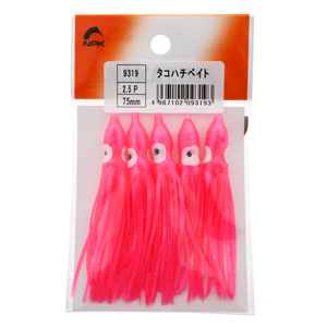 Приманка силиконовая "Октопус" Nakazima Octopus Bee Bait  #2.5 9319 P 75mm 5шт