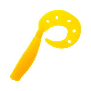 Твистер Dragon Diver 50 Yellow 20 шт в упаковке