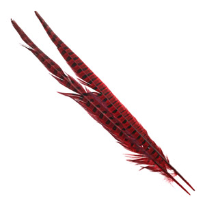 Перья фазана Hareline Ringneck Pheasant Tail Pair Red