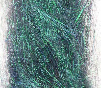 Волокна синтетические Hareline 8" Ice Wing Fiber Peacock Green