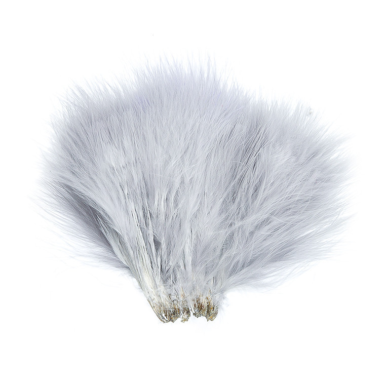 Перья марабу WAPSI Strung Marabou Pearl Gray