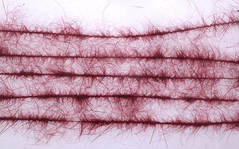 Даббинговая нить Hends Dubbing Brushes Hare Plus 09 Wine Red pearl eff.