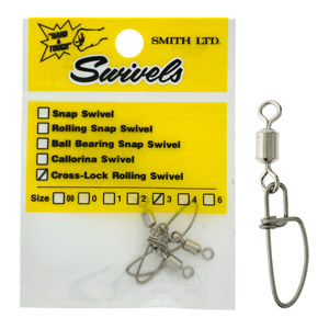 Карабины Smith Cross-lock Rolling Swivel №03, фото упаковки