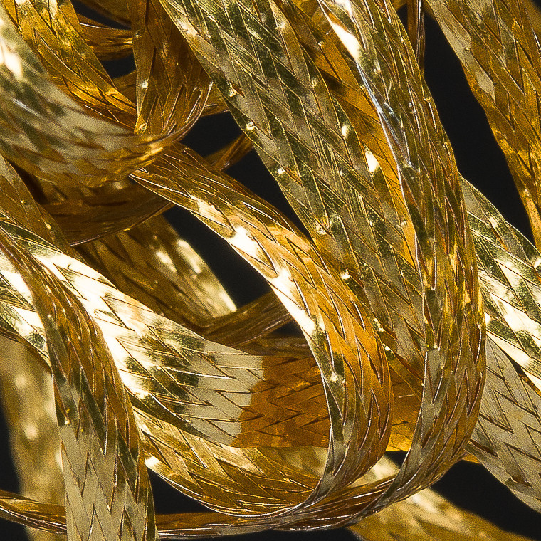 Плетеная тесьма Hends Pearl Scudback 090 Gold