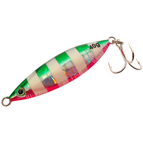 Пилькер Metall Jig Jamper 20гр. #302 Green Pink Zebra Glow