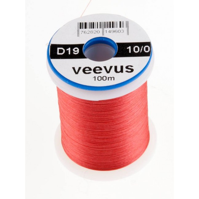 Монтажная нить Veevus Thread 10/0 Pale Red