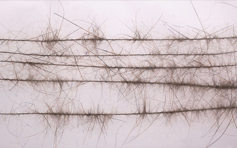 Даббинговая нить Hends Dubbing Brushes Hare Plus 02 March Brown dk. pearl eff.