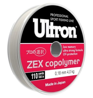 Леска ULTRON Zex Copolymer 100м. 0.16мм
