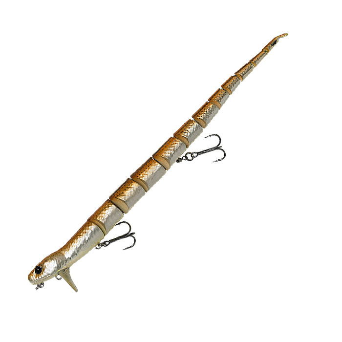 Приманка Змей Savage Gear 3D Snake 20F 04-Steel Adder 62010