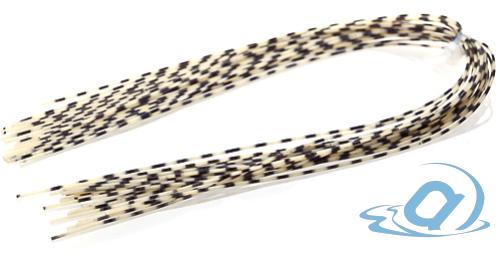 Материал для ножек Hareline Grizzly Barred Rubber Legs Medium, Natural