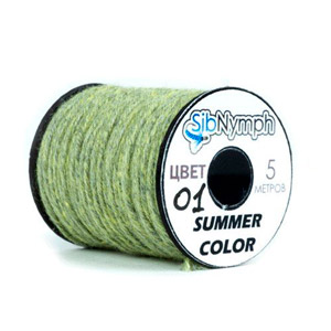 Пряжа SibNymph Summer Color 5 м 01 Хаки