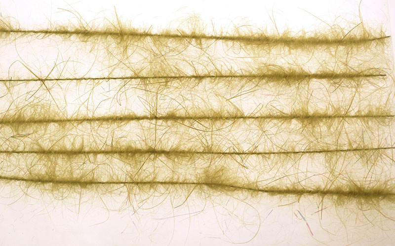 Даббинговая нить Hends Dubbing Brushes Hare Plus 17 Yellow grey pearl eff.