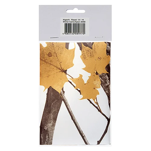 Заплатка Higashi Repair kit #4 Winter Camo Nylon 300D. Размер 30х15 см.