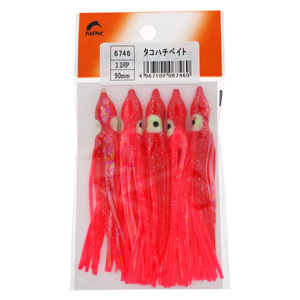 Приманка силиконовая "Октопус" Nakazima Octopus Bee Bait  #3.0 6746 RP 90mm 5шт