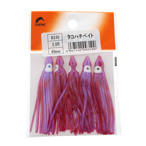 Приманка силиконовая "Октопус" Nakazima Octopus Bee Bait #2.0 9310 R 60mm 5шт
