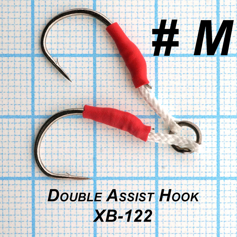 Крючки ассист MORIGEN Double Assist Hook XB-122 N (2 шт. по 2 крючка) #M