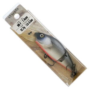 Воблер Asakura Perch 7J DR-F 12.7 гр 045 Grey Silver