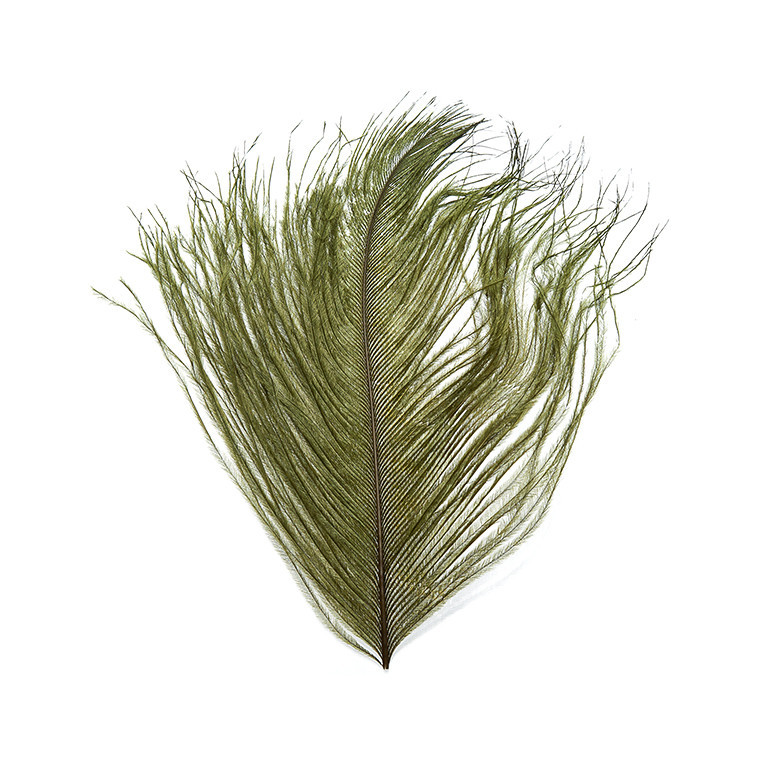 Перья страуса WAPSI Ostrich Herl Olive