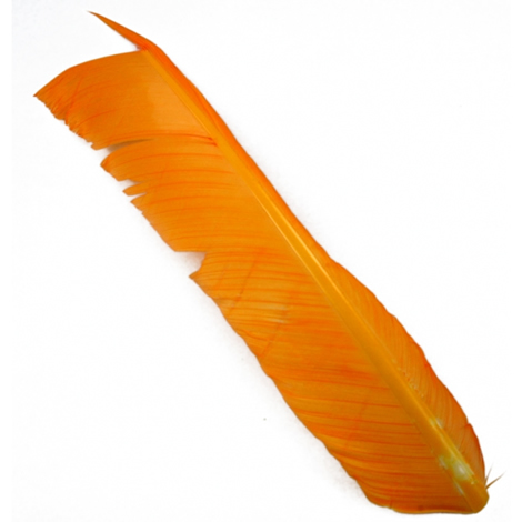 Индюшиные перья Hareline Turkey Biot Quills Sulphur Orange