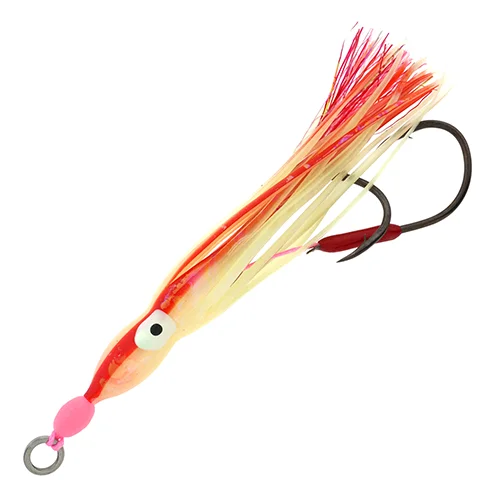 Октопус на ассистах Striker Big Fish Octopus Glow Red