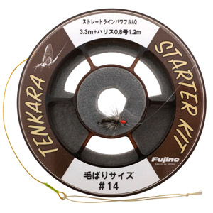 Оснастка для тенкары Fujino Tenkara Starter Kit Straight Line Yellow 3.3м
