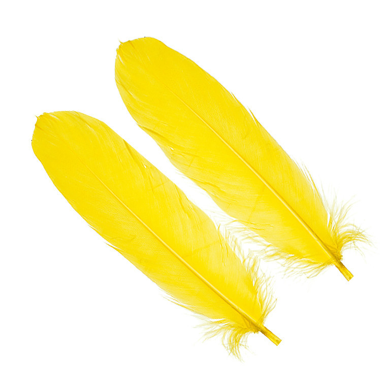 Перья гусиные Hareline Select Goose Shoulders Yellow