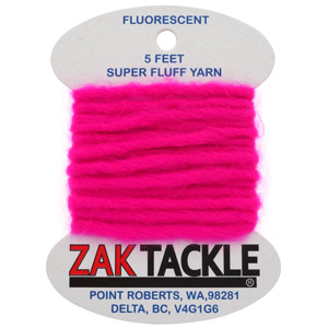 Пряжа мохеровая Zak Tackle Super Fluff Yarn 1.5m Hot Pink Z-716