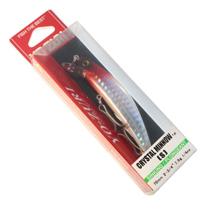Воблер Yo-Zuri Crystal Minnow 70S 7.5 гр HRH