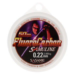 Леска флюорокарбоновая Sasame Fluoro Carbon Samuline 50м 0.22 мм