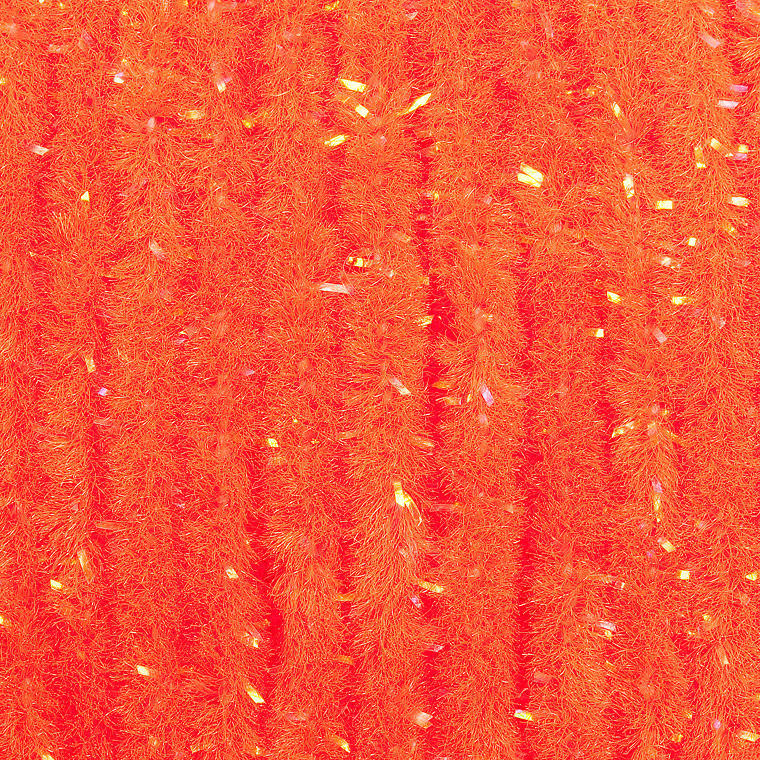 Синель WAPSI Wooly Bugger Chenille Small, Fl. Fire Orange