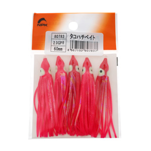 Приманка силиконовая "Октопус" Nakazima Octopus Bee Bait #2.0 80783 GPR 60mm 5шт