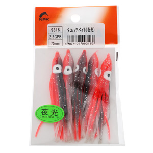 Приманка силиконовая "Октопус" Nakazima Octopus Bee Bait  #2.5 9316 GPB 75mm 5шт