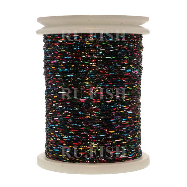 Тесьма Veevus Iridescent Thread Black Rainbow #01