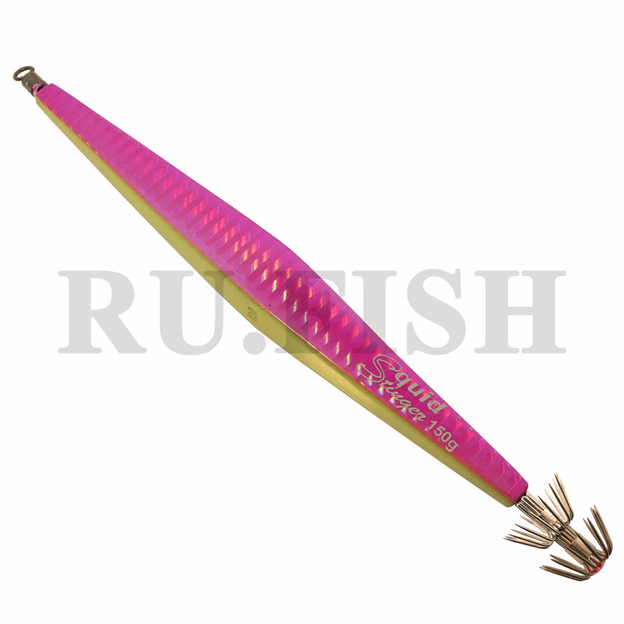 Кальмарница грузовая ASARI Squid Stinger Pro 150гр. Shinning pink/Lumo glow