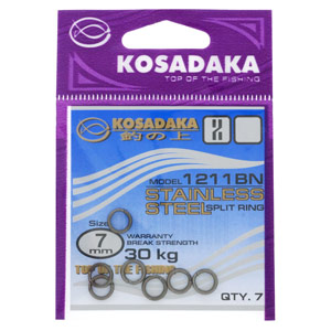 Кольцо заводное Kosadaka 1211BN 7 мм