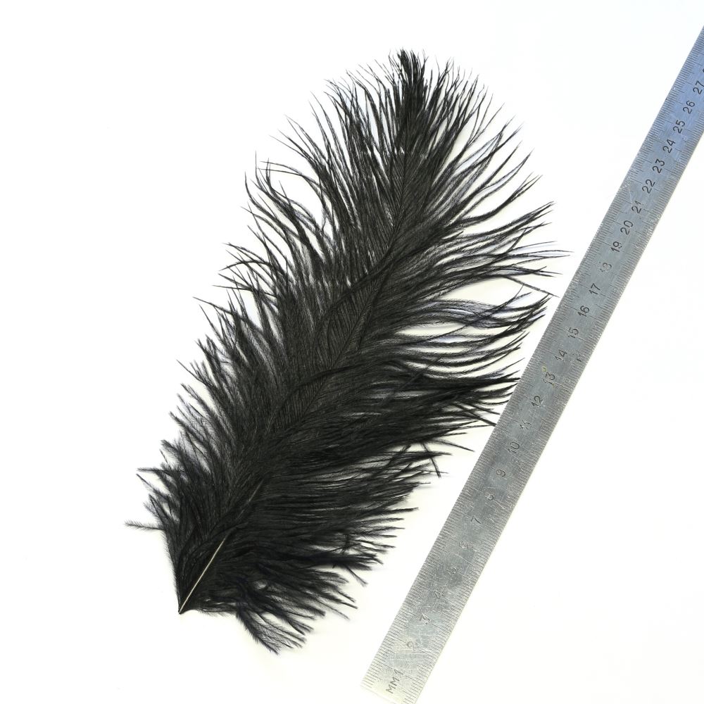 Перья страуса WAPSI Ostrich Mini Plumes Black