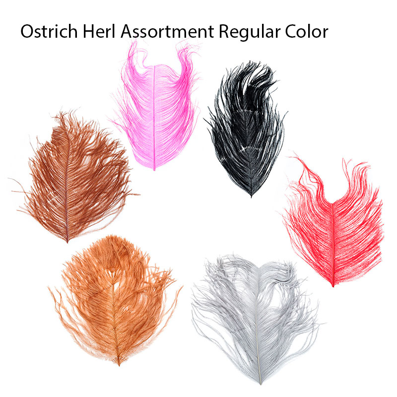 Набор перьев страуса WAPSI Ostrich Herl Assortment Regular