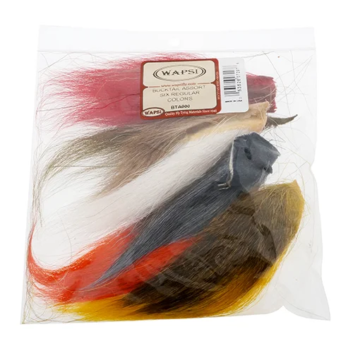 Набор кусочков меха хвостов оленя Wapsi Bucktail Assortiment Regular