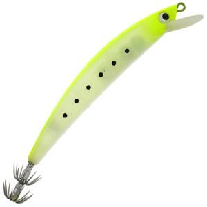 Кальмарный воблер Higashi Pelagic 110мм 19гр #07 Chartreuse