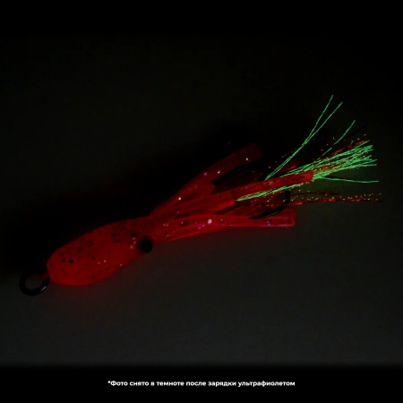 Каракатица на ассистах Striker Assist Squid Orange Pink, свечение в темноте