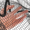 Подсак Nakazima Slide Rubber Net 55×45×50 см, подробное фото сетки