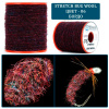 Пряжа SibNymph Stretch Bug Wool 15 м 06 Бордо