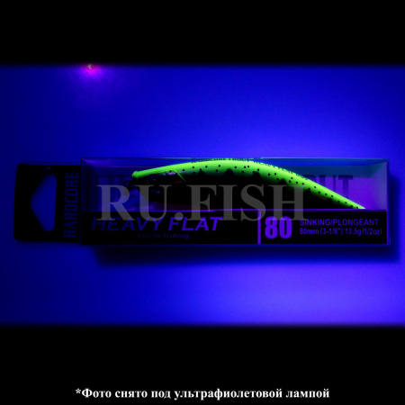 Оригинальный воблер DUEL HardCore Trout Heavy Flat 80S HGYM для ловли форели 