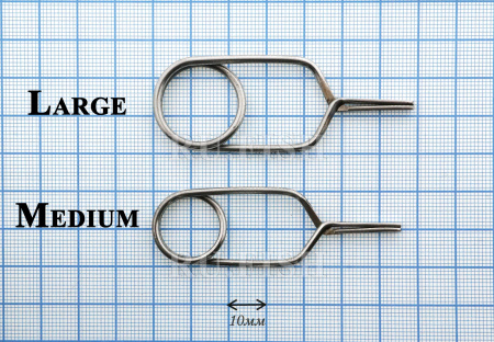 Перодержатель с длинными губками FF Long Nose Hackle Pliers Large