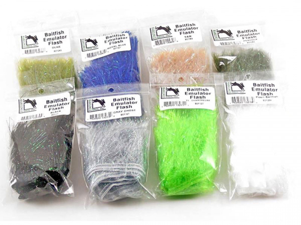 Волокна синтетические Hareline Baitfish Emulator Flash