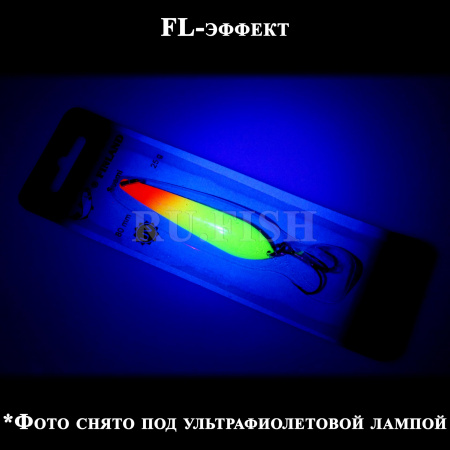Блесна Kuusamo Suomi 80 мм 25 гр FR/FYe-S UV, фото Ru.Fish